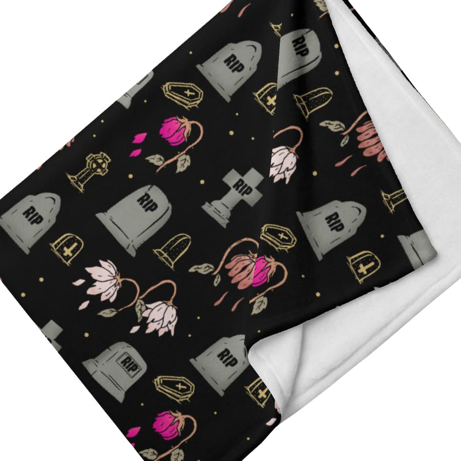 Cemetery Throw Blanket