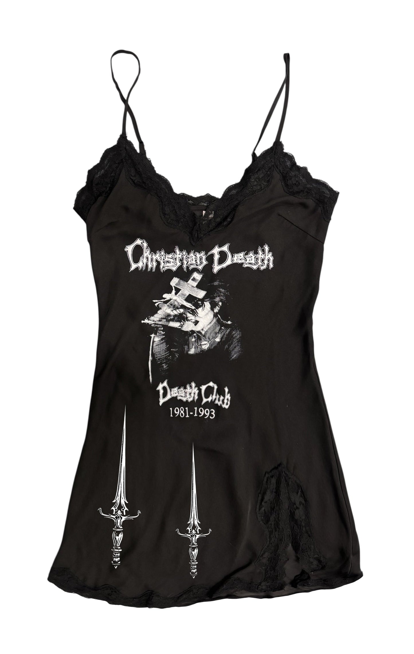 Christian Death Mini Slip Dress