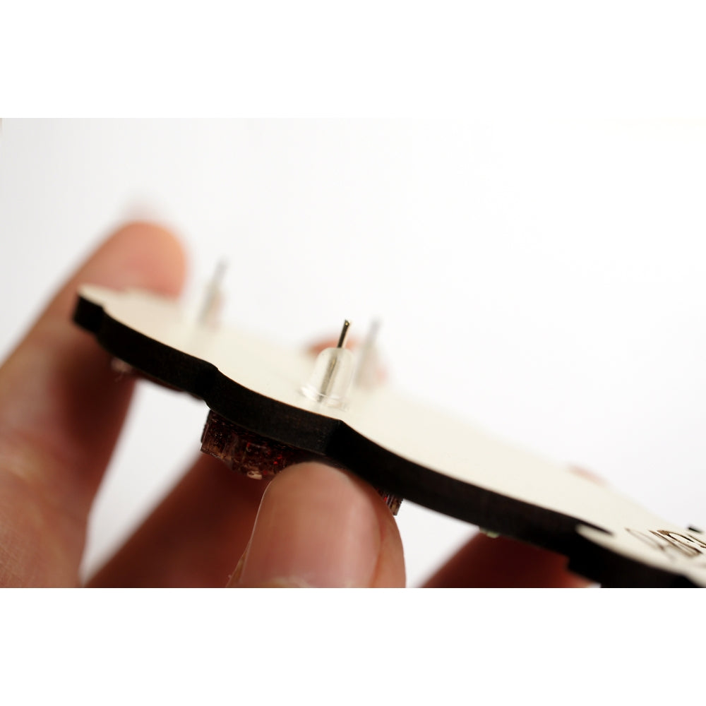 Christmas Blonde Hair Brooch with Earring Set by Laliblue