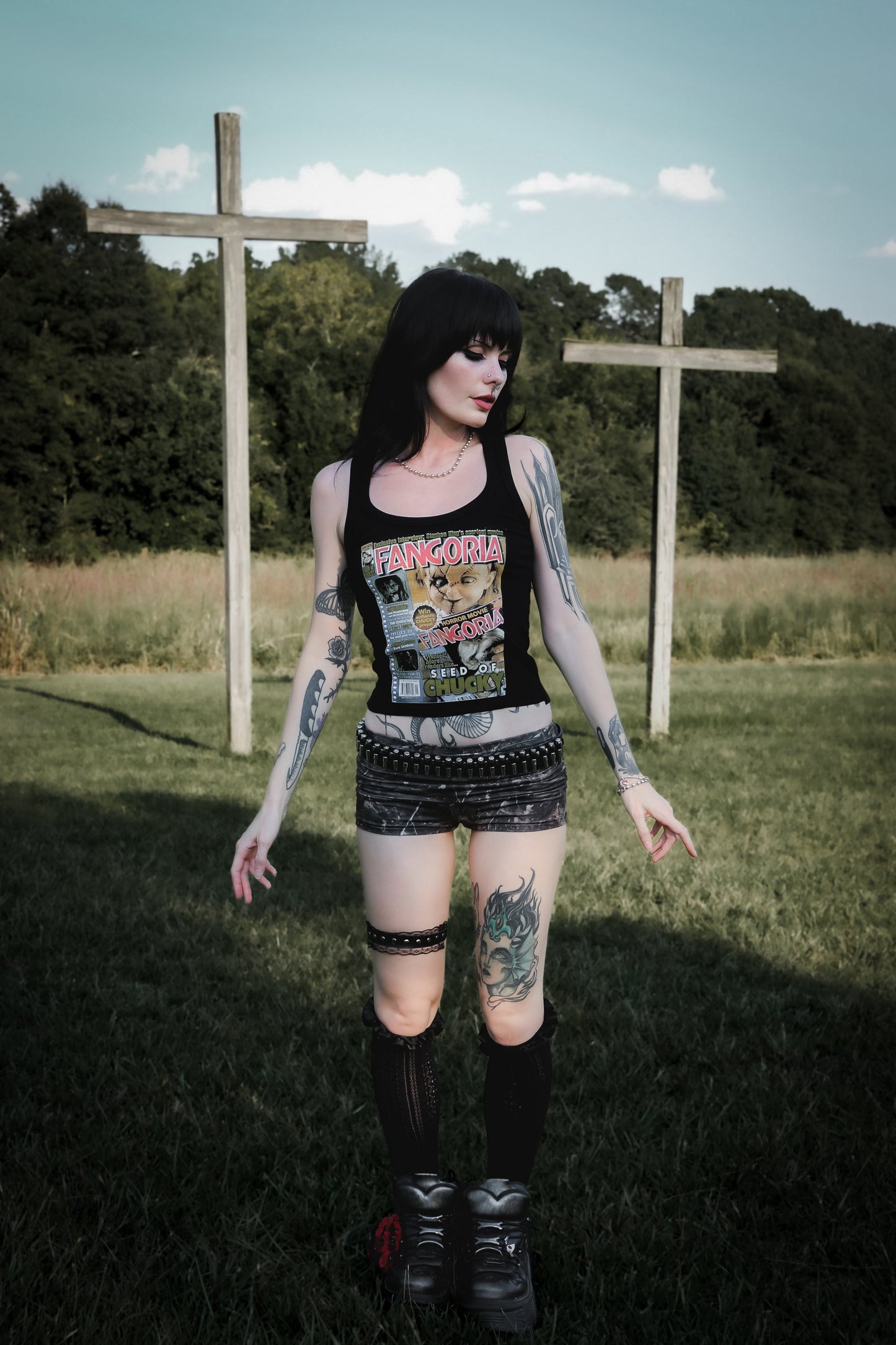 Chucky X Fangoria Ribbed Tank Top