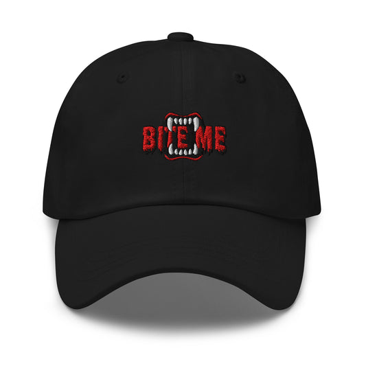 Bite Me Vampire Dad Hat