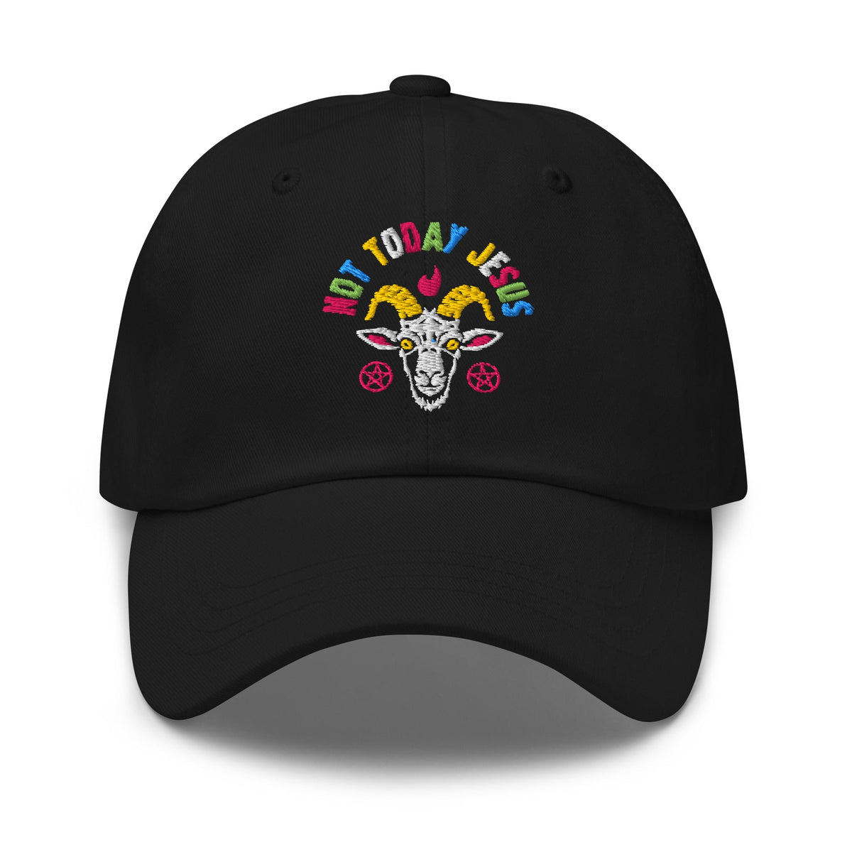 Not Today Jesus Dad hat