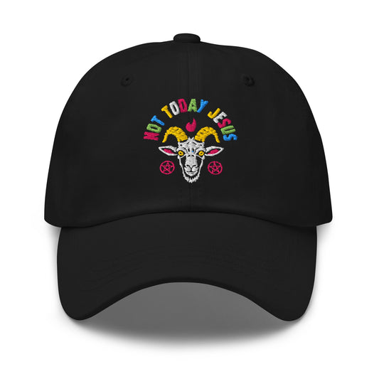 Not Today Jesus Dad hat