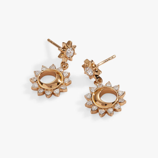 Crystal Celestial Drop Earrings