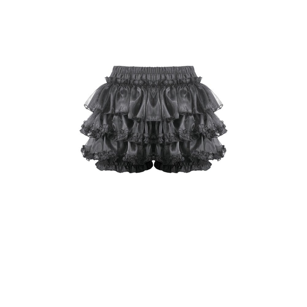 Dollhouse Mourning Tiered Shorts