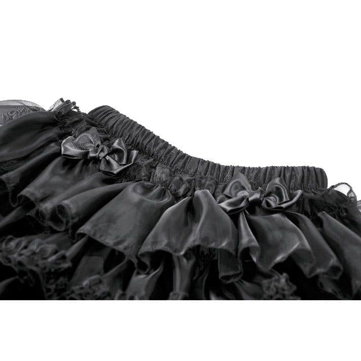 Dollhouse Mourning Tiered Shorts
