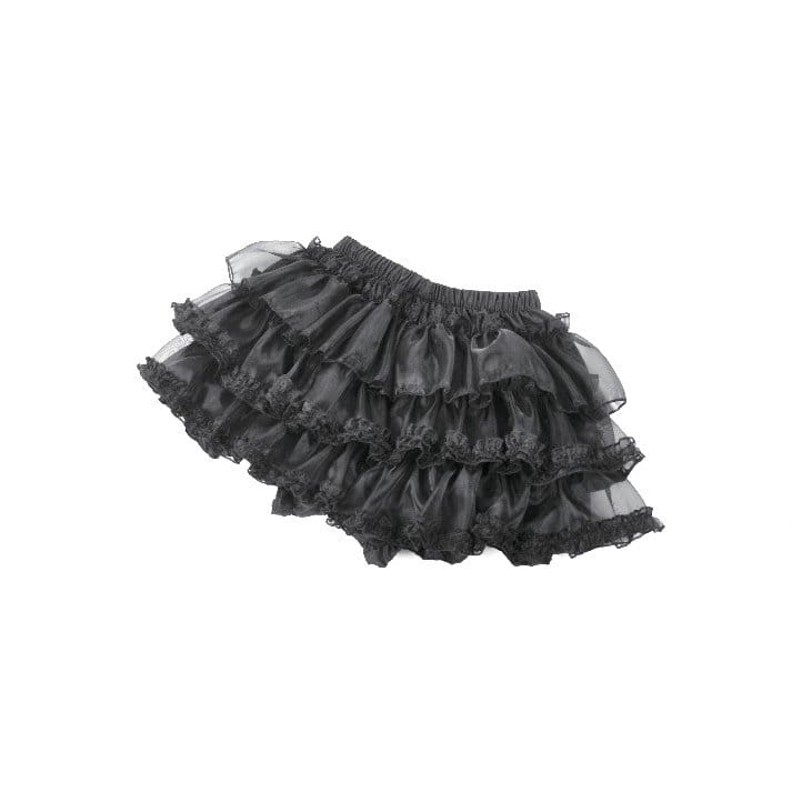 Dollhouse Mourning Tiered Shorts
