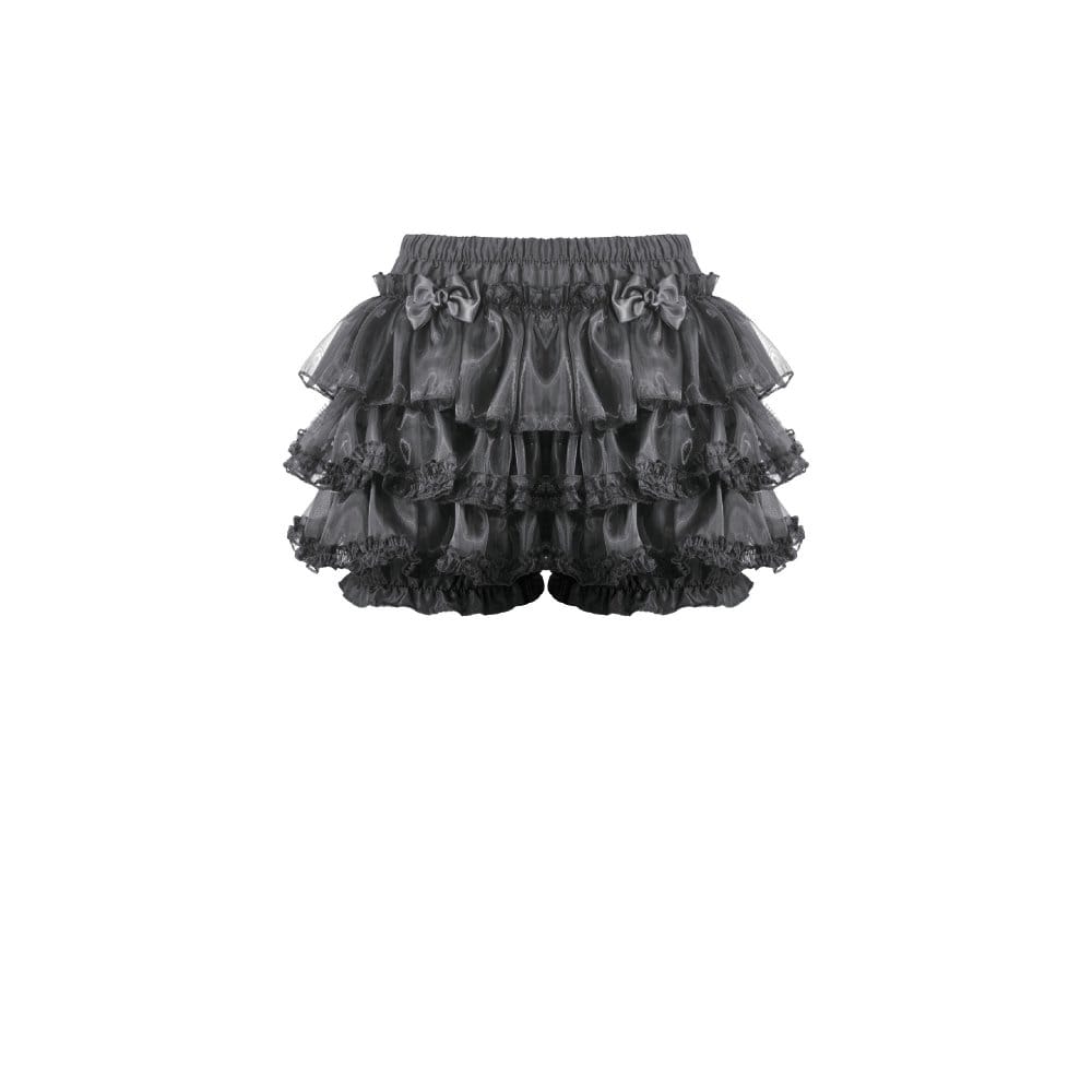 Dollhouse Mourning Tiered Shorts