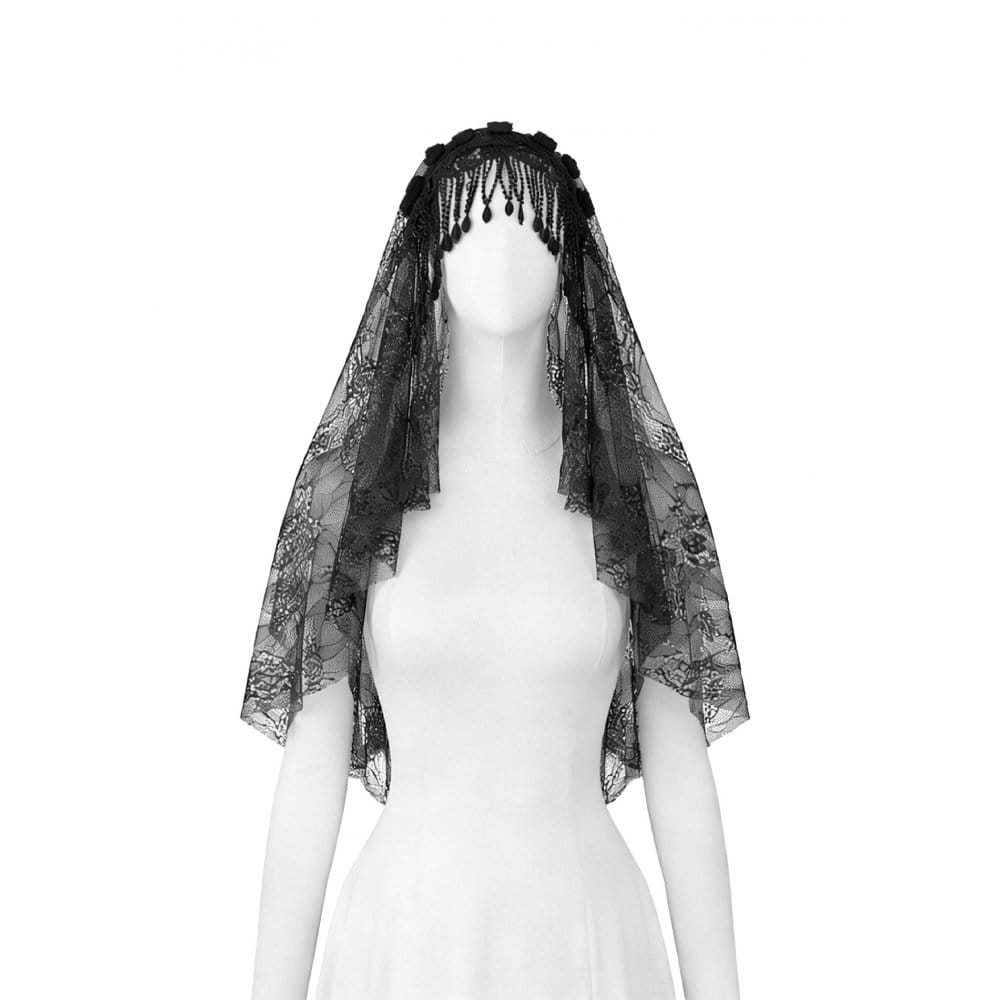 Mourning Garden Tassel Veil