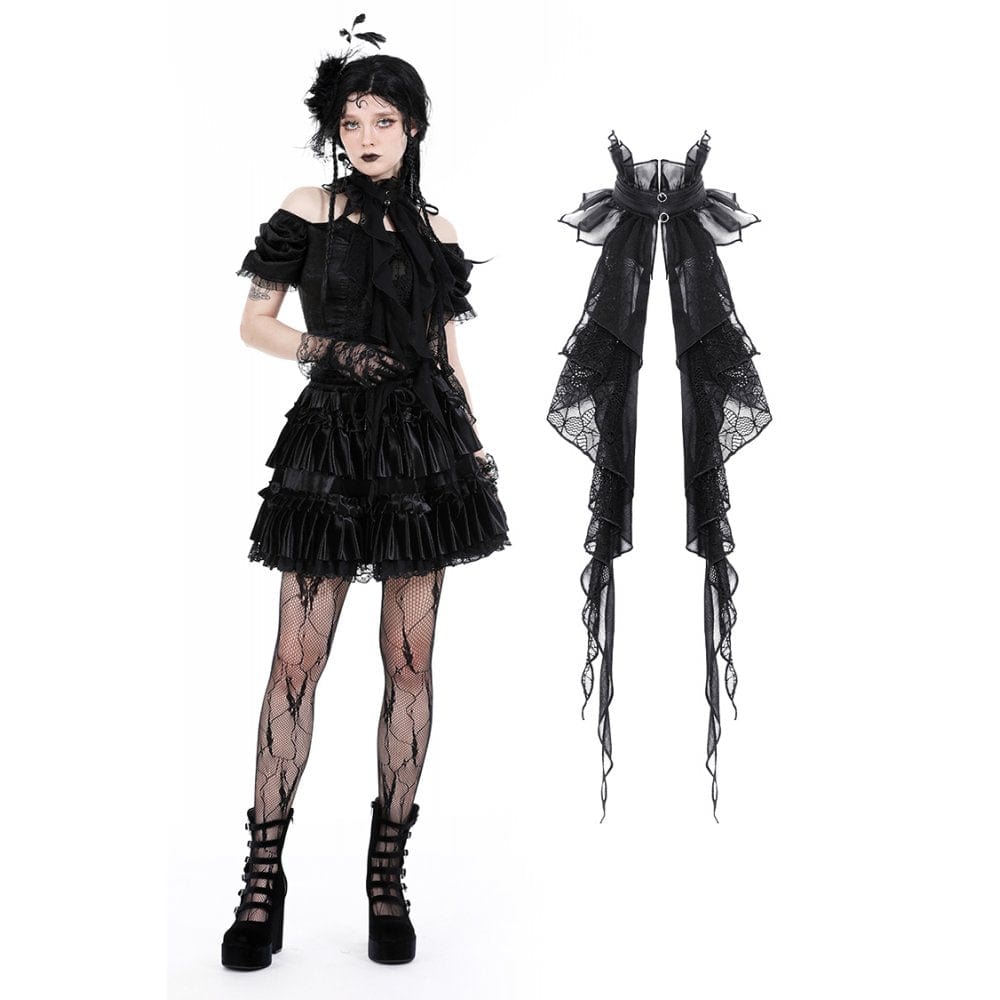 Spider Court Ruffled Lace Collar