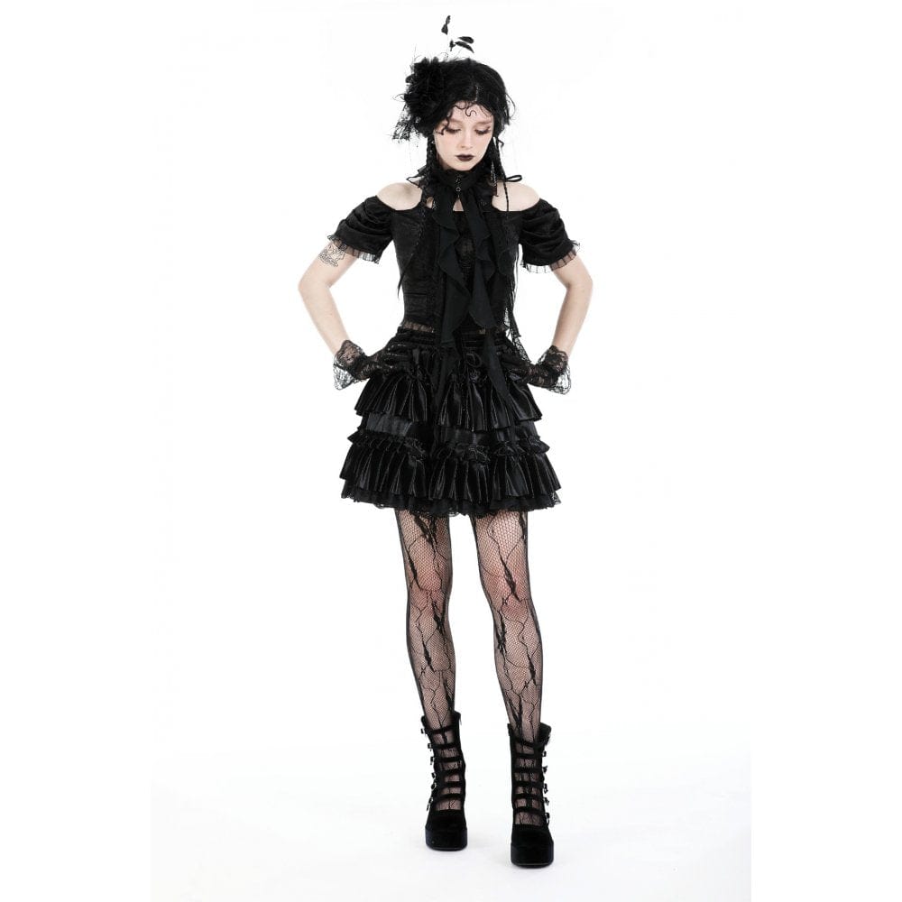 Spider Court Ruffled Lace Collar