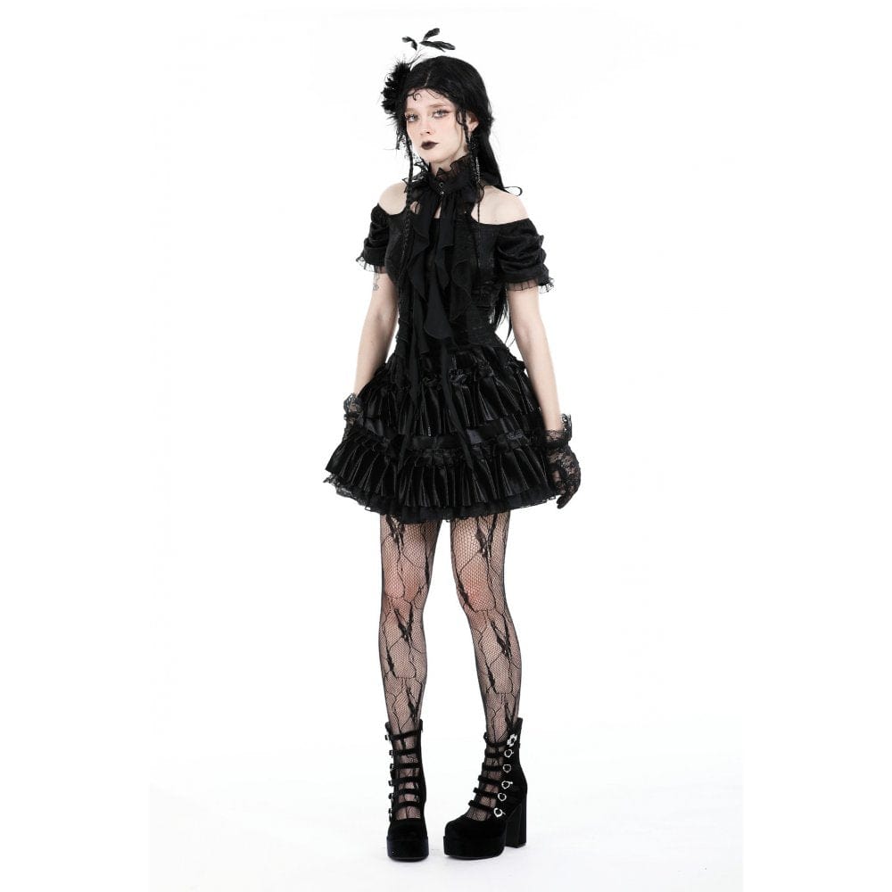 Spider Court Ruffled Lace Collar