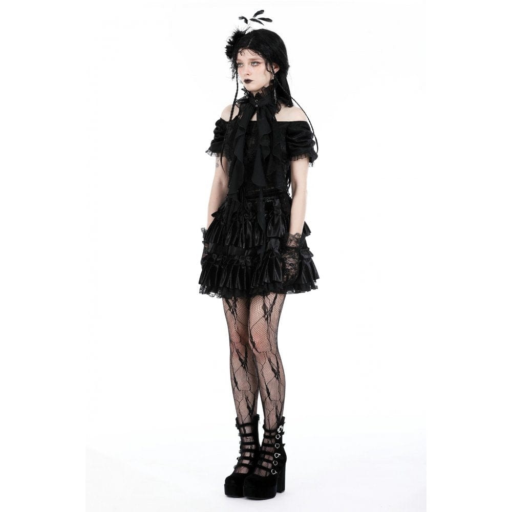 Spider Court Ruffled Lace Collar