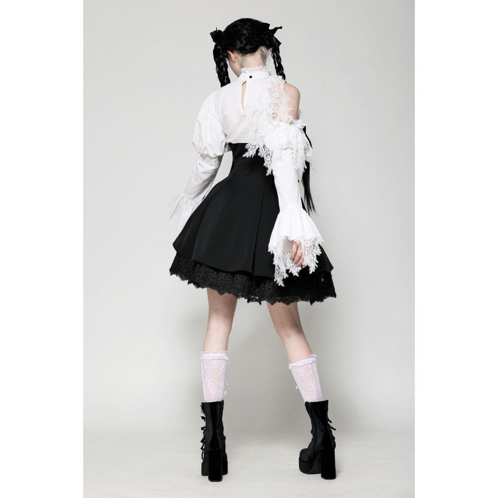 Torn Ribbon Gothic Doll Dress
