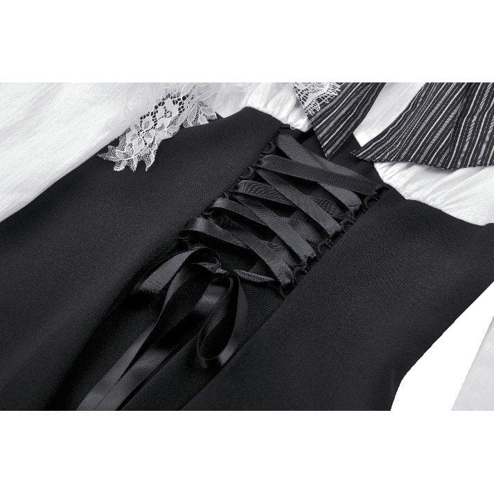 Torn Ribbon Gothic Doll Dress