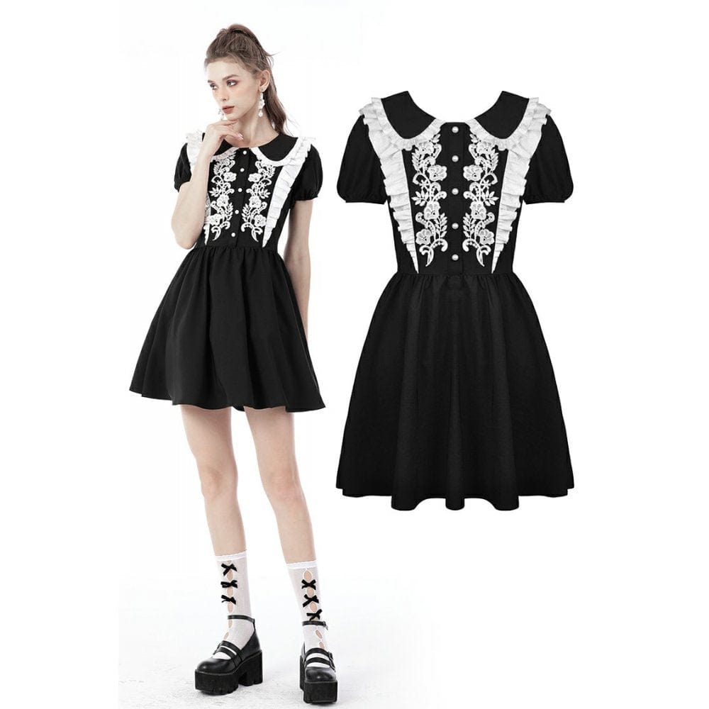 Poison Garden Peter Pan Shirt Dress