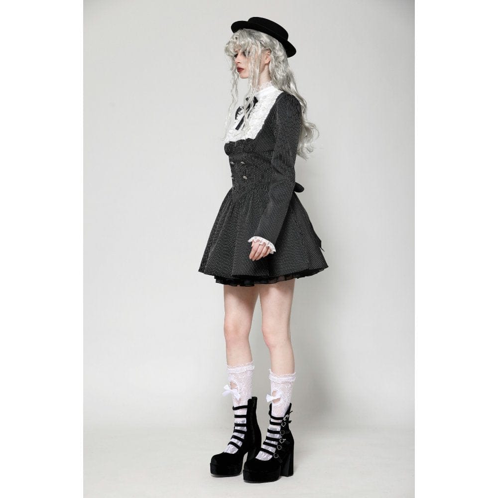 Academy Séance Ruffled Lace Dress