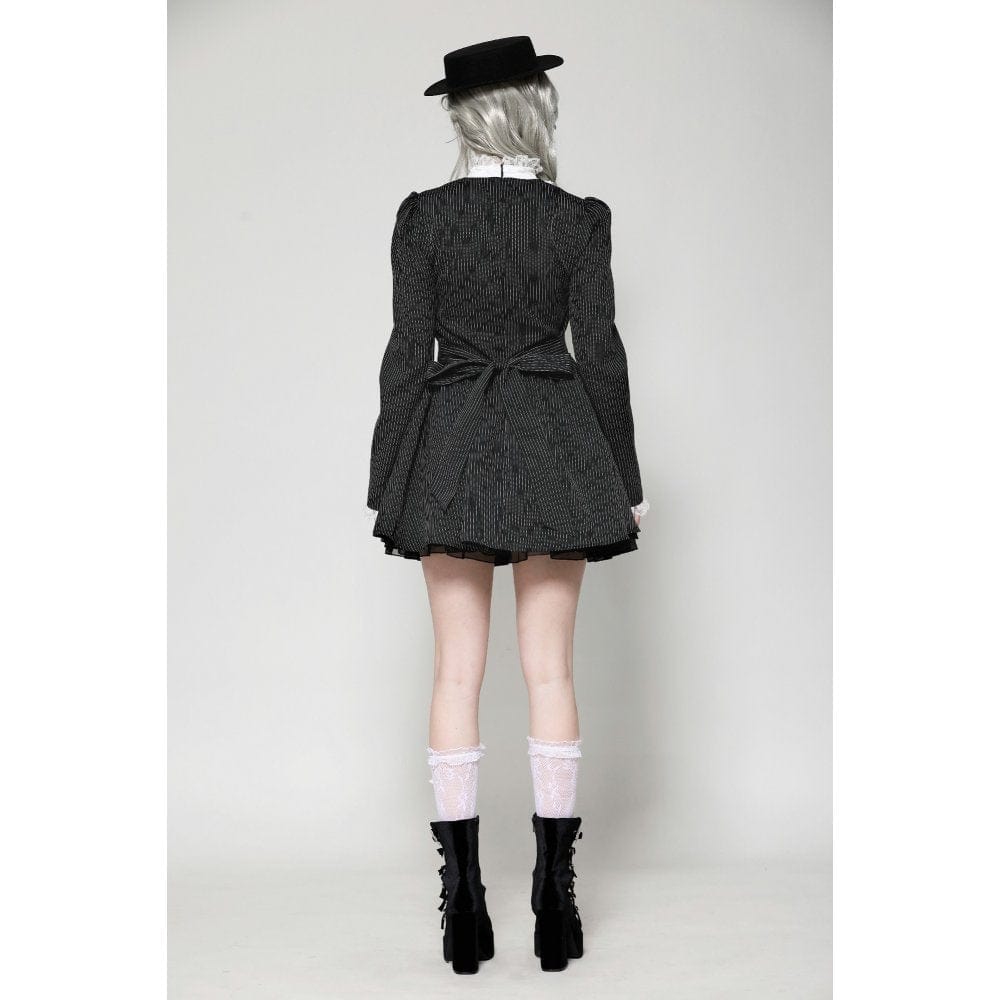 Academy Séance Ruffled Lace Dress