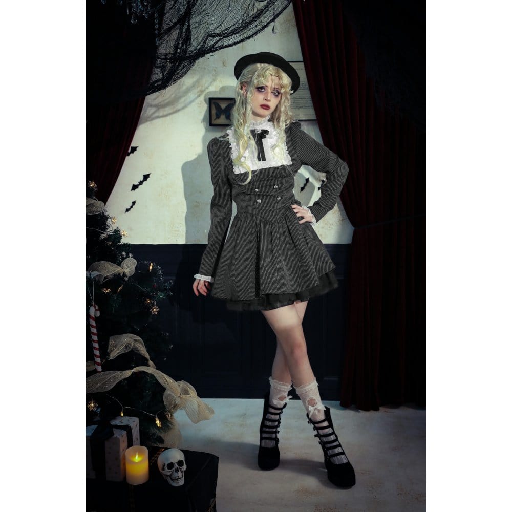 Academy Séance Ruffled Lace Dress