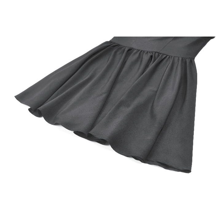 Cathedral Ruin Ruffled Cutout Dress