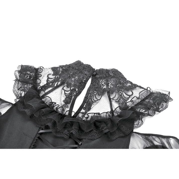 Cathedral Ruin Ruffled Cutout Dress
