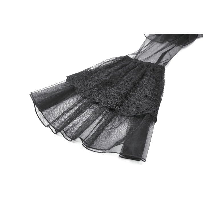 Cathedral Ruin Ruffled Cutout Dress
