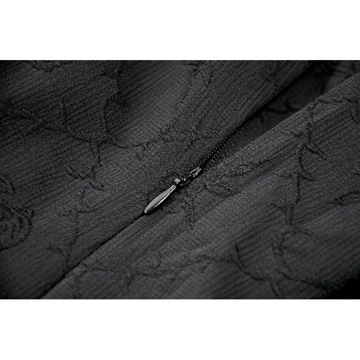 Midnight Cascade Ruffled Halter Dress