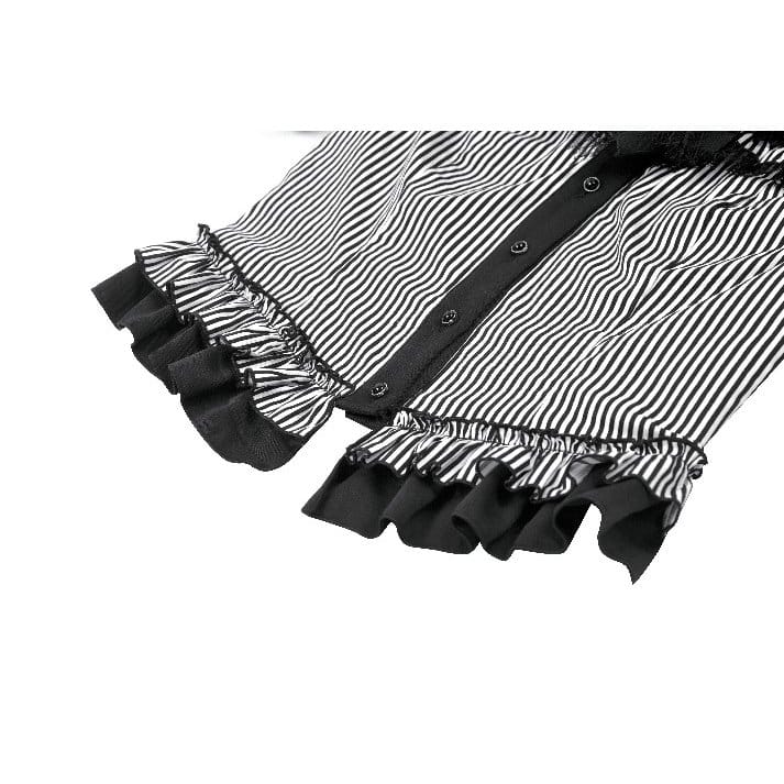 Undertaker Pinstripe Swallowtail Shirt