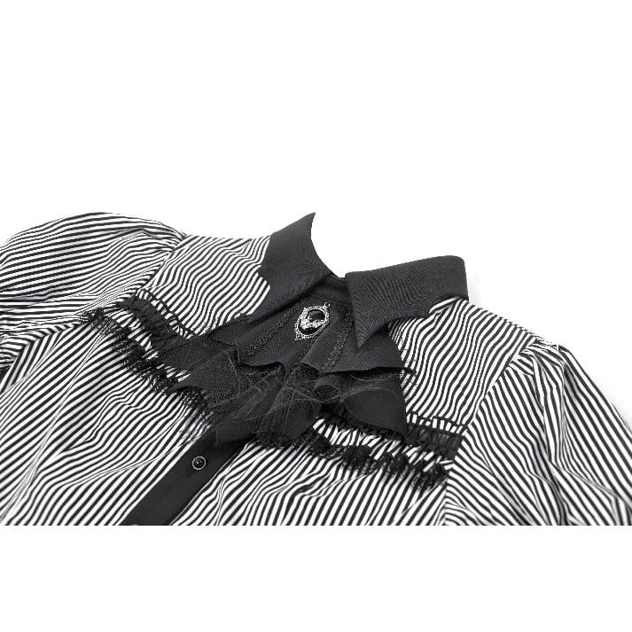 Undertaker Pinstripe Swallowtail Shirt