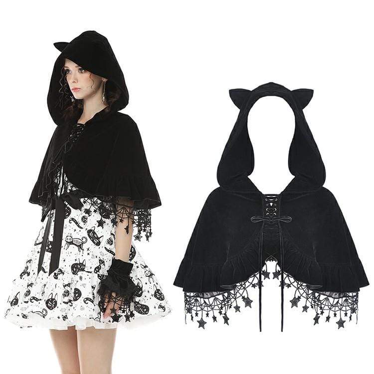 Astral Familiar Cat-Ear Cape