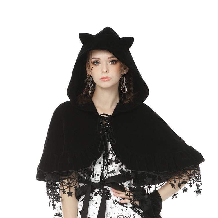 Astral Familiar Cat-Ear Cape
