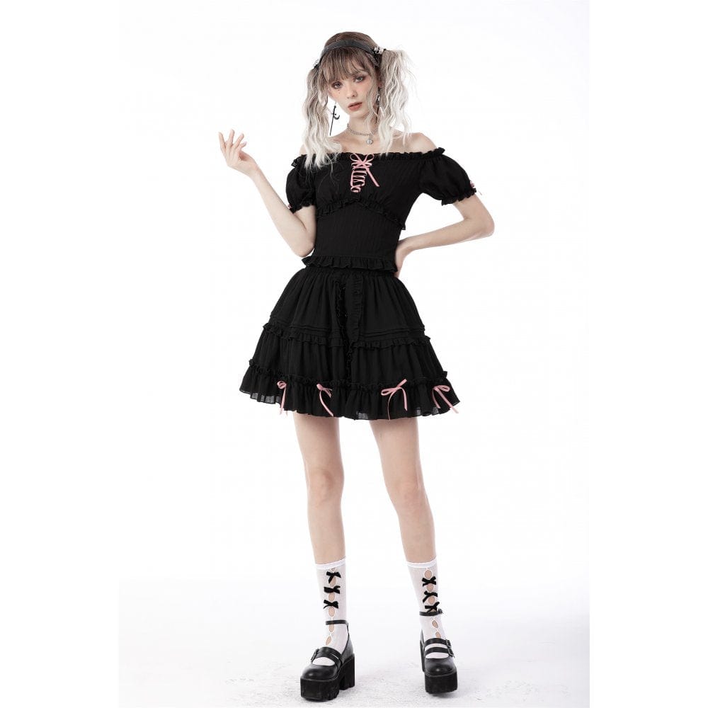 Parlor Ruffle Off-Shoulder Top