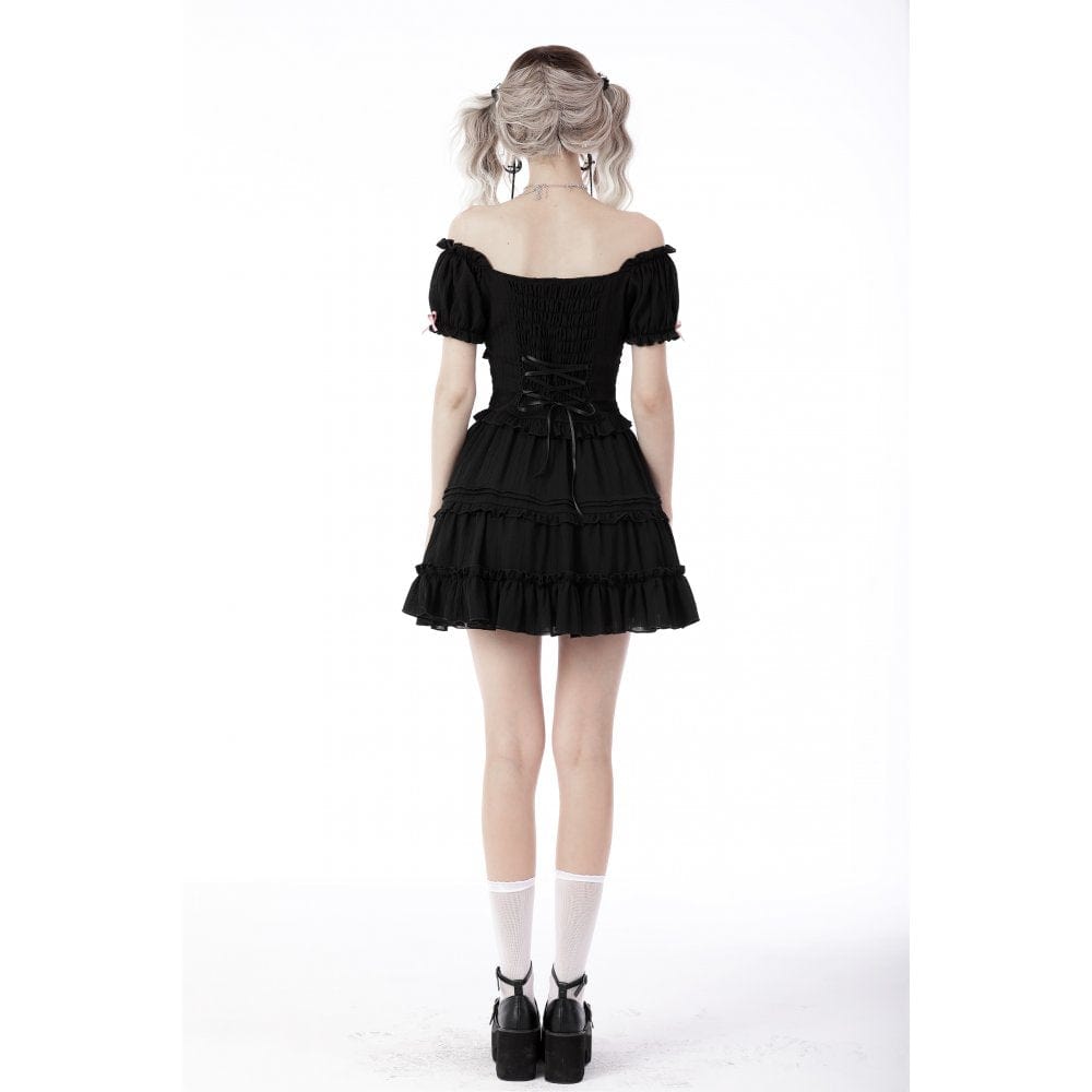 Parlor Ruffle Off-Shoulder Top