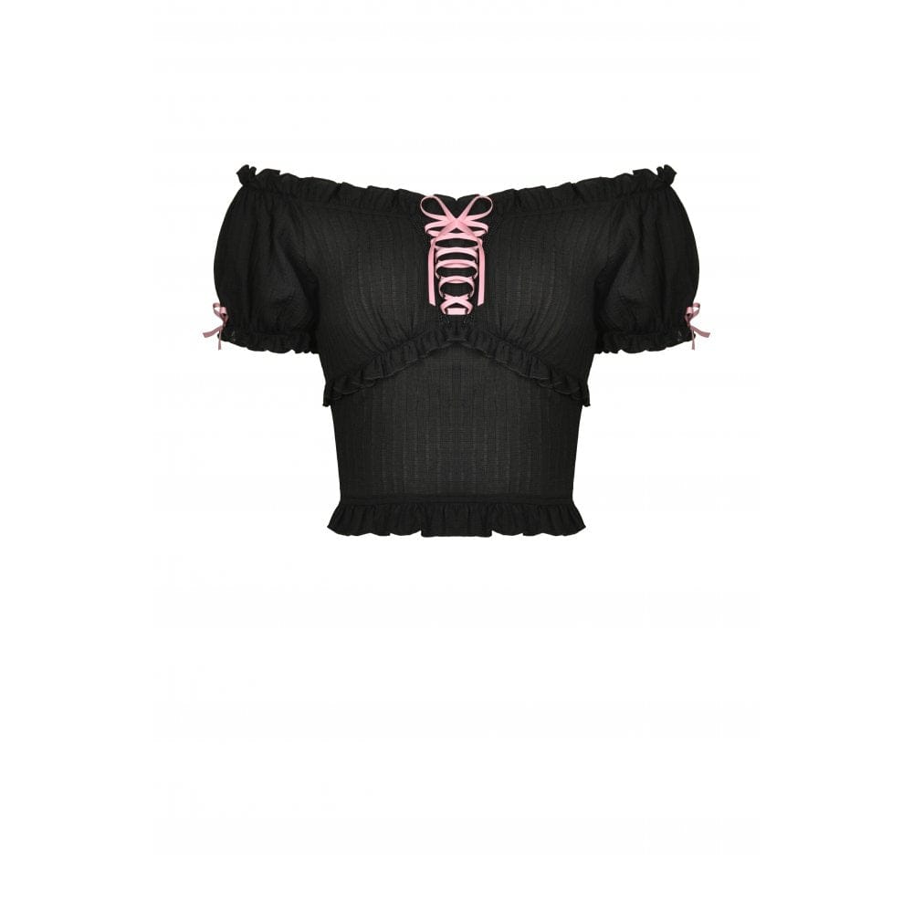 Parlor Ruffle Off-Shoulder Top