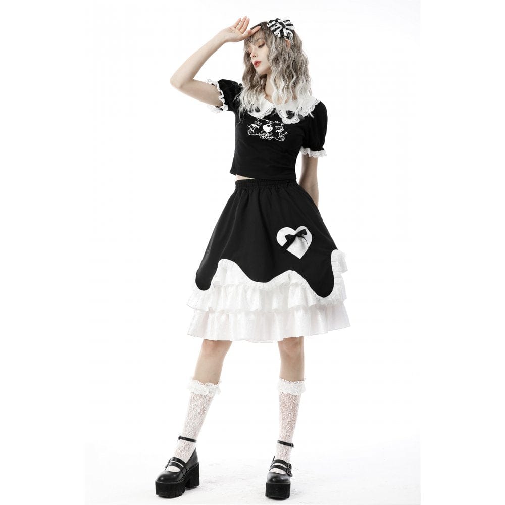Two Familiars Bear Crop Shirt