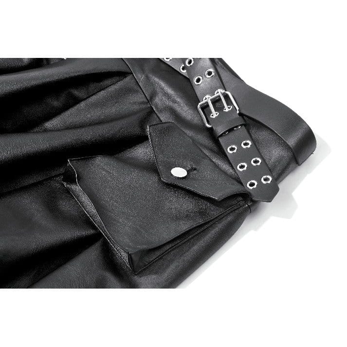 Sanctified Riot Chain Pleated Skirt