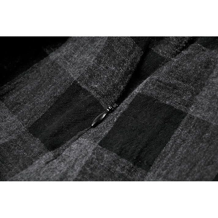 Riot Tartan Asymmetric Rivet Skirt