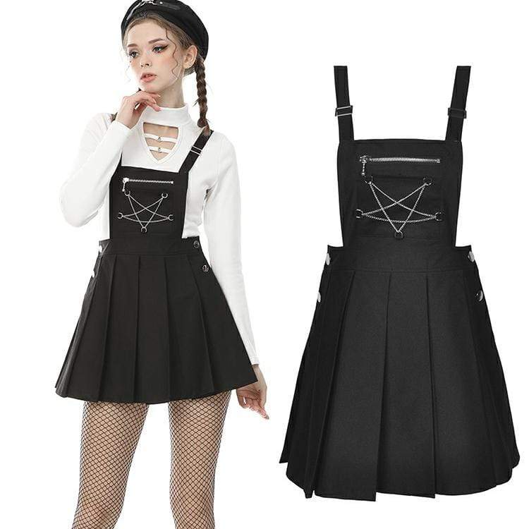 Constellation Rebel Chain Suspender Skirt