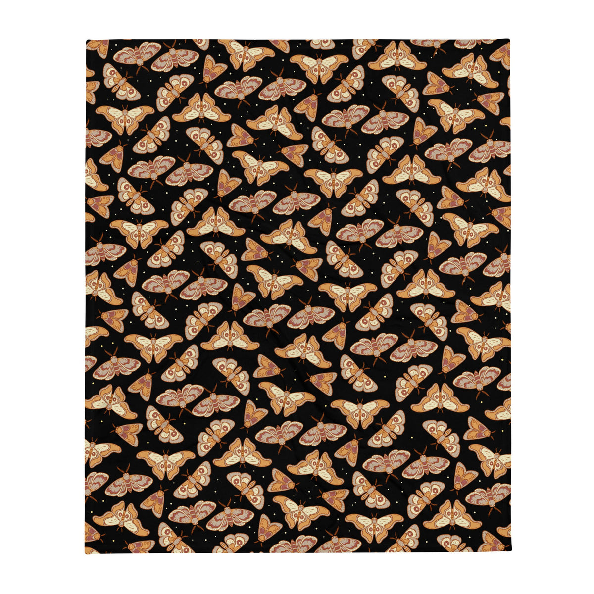 Death Moths Throw Blanket