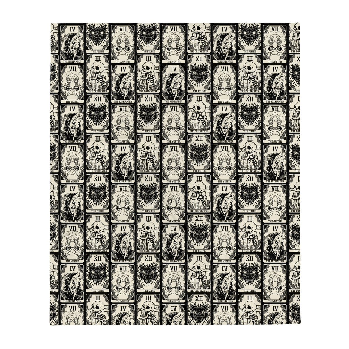 Death Tarot Throw Blanket