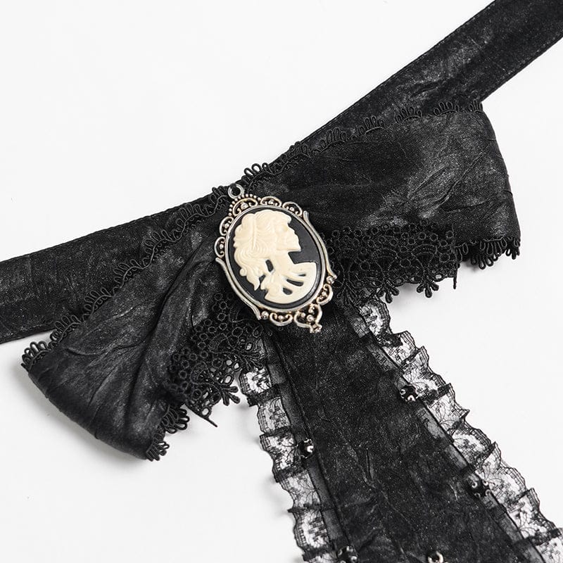 Midnight Reliquary Ruffled Collar