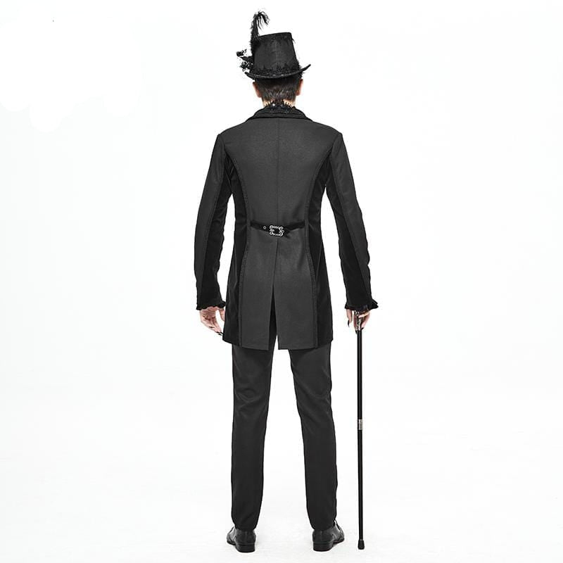Black Regent Jacquard Tailcoat