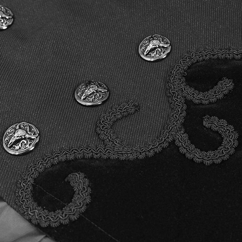 Black Regent Jacquard Tailcoat