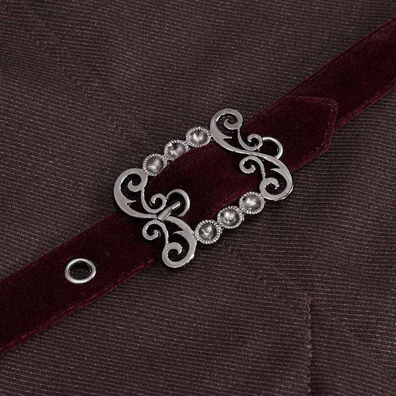 Crimson Regent Jacquard Tailcoat