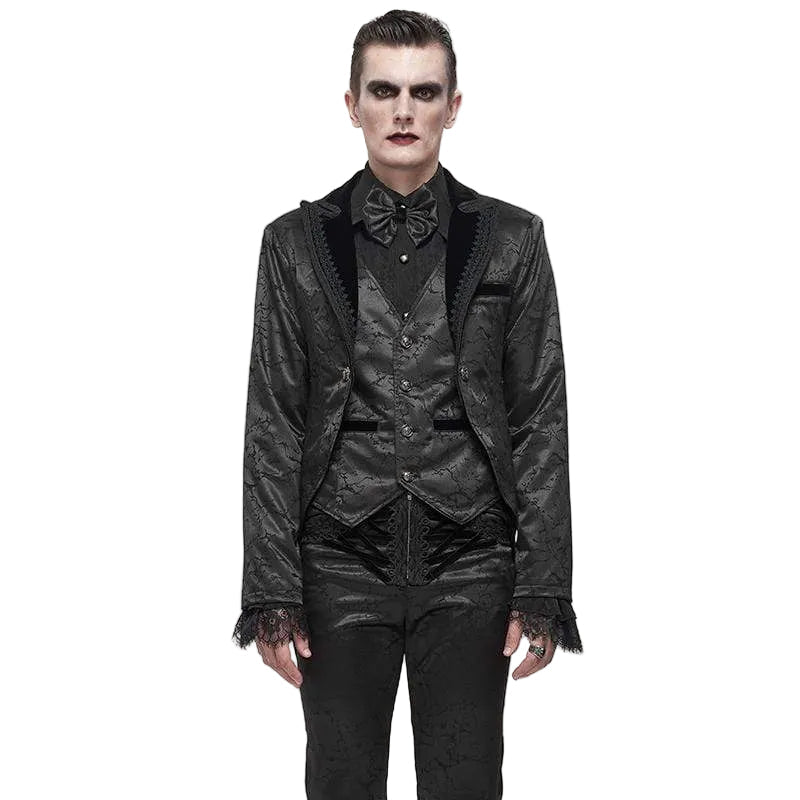 Midnight Versailles Floral Tailcoat
