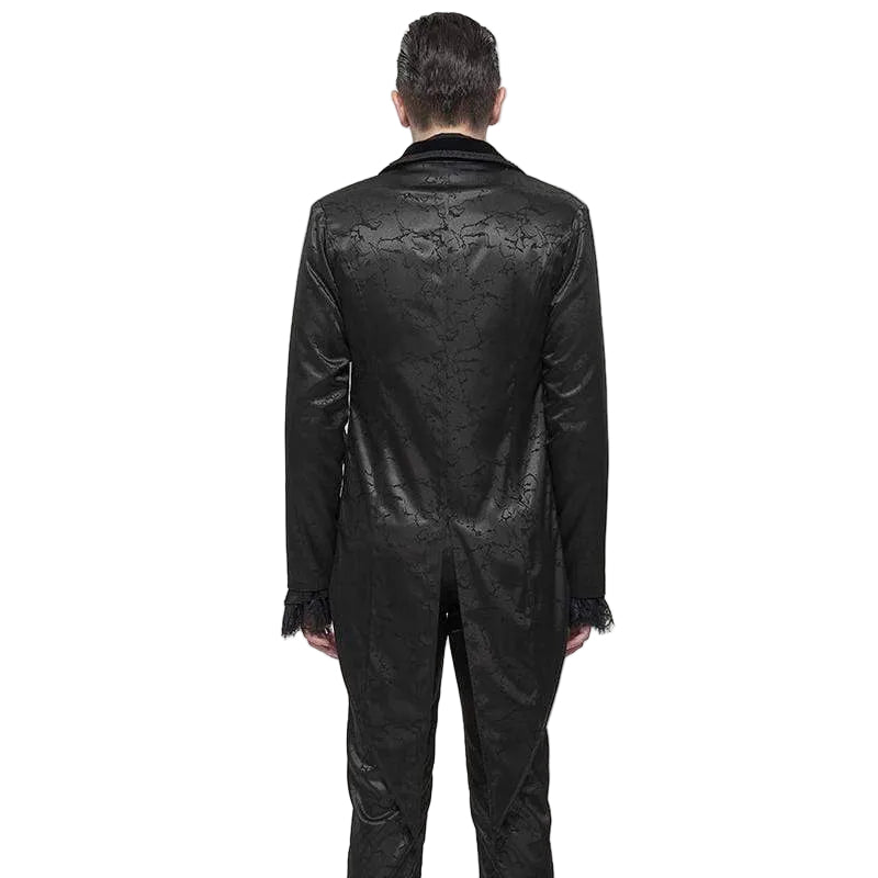 Midnight Versailles Floral Tailcoat