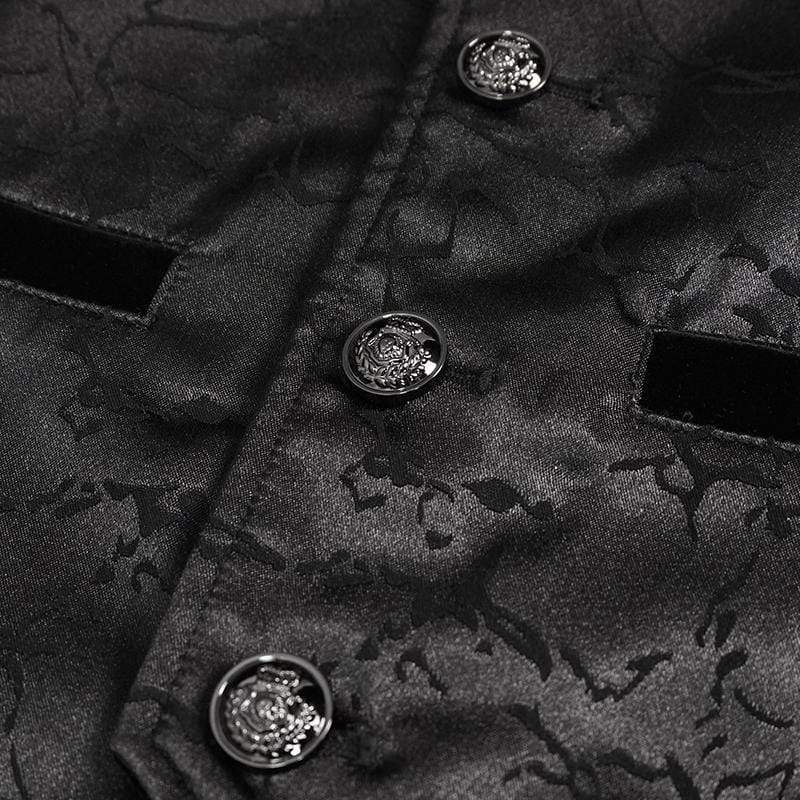 Midnight Versailles Floral Tailcoat