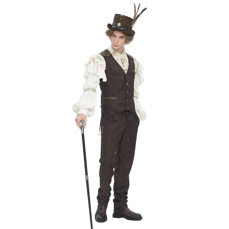 Clockwork Baron Feather Top Hat