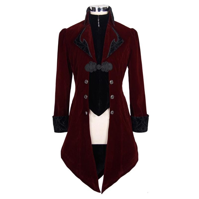 Byronic Ruffle-Sleeve Tailcoat