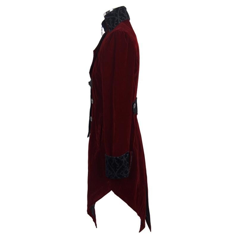 Byronic Ruffle-Sleeve Tailcoat